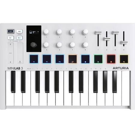 Arturia MiniLab MKIII – Controlador MIDI compacto y potente